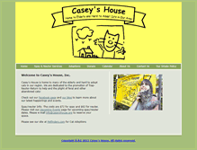 Tablet Screenshot of caseyshouse.org